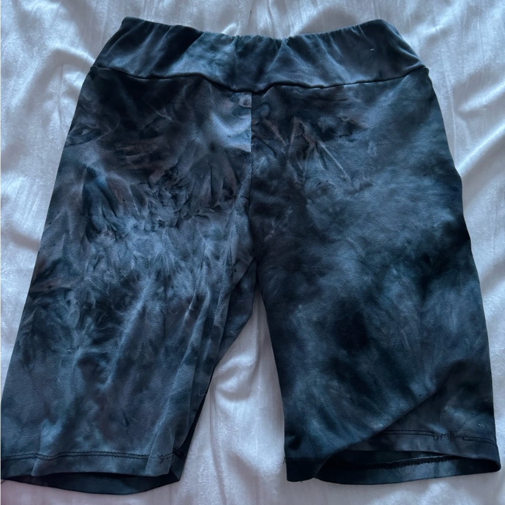Tie dye biker shorts